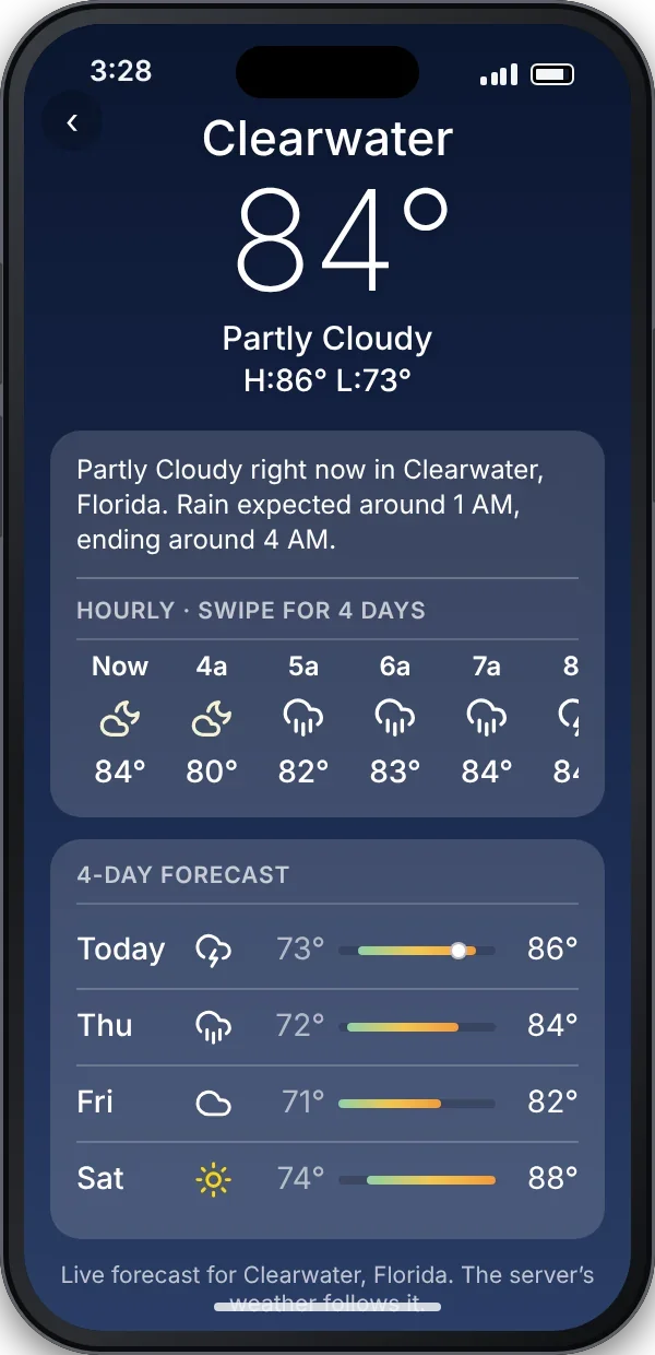 Weather app